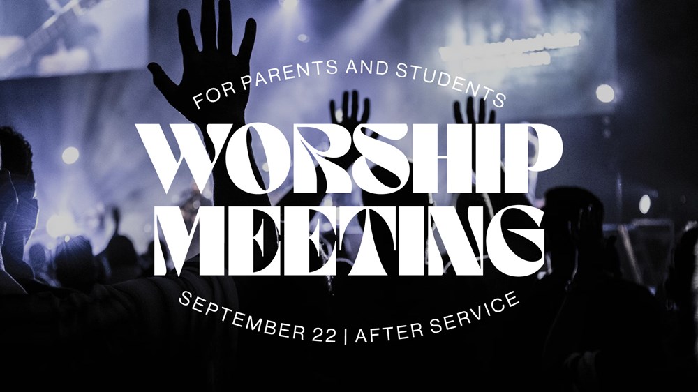 Vineyard Students - Tech & Worship Meeting